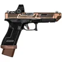 Taran Tactical G17 Gen 5 Ballerina Package, 9mm, 4.49 Comp'd Barrel, 3 Magazines, SRO 2.5 MOA Red Dot, Pistol - Glock