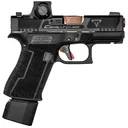 Taran Tactical G43X Combat Carry Black, 9mm, 3.41 Barrel, 3 Magazines, Sig Romeo-X Red Dot, Postol - Taran Tactical