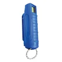 1/2 OZ. PEPPER SPRAY W/HARD CASE & KEY RING- BLUE - Personal Security