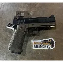 Jacob Grey TWC Hex, 9mm, 4.25 Ported Bull Barrel, 2- 17rd Magazines, Optics Ready, Battle Brown, Used- Shop Demo Pistol - Jacob Grey Firearms