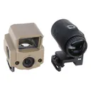 Meprolight Mepro Tru-Vision 2 MOA Red Dot Reticle & Mepro MMX3 3x Magnifier w/ Side Flip Adapter, Flat Dark Earth - Meprolight