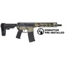 VKTR VK-1P, 5.56mm, 11.5 Barrel, w/ Disruptor FRT Installed, 2- 30rd Magazines, Sniper Grey, Pistol - VKTR Industries