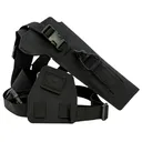 Cole-tac VW201 Varmint Wrangler Pistol Holder Chest Black Left Hand - Cole-TAC