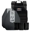 Predator Armor Level IV Loaded Bundle - Ceramic - Black - Body Armor Kit - Predator Armor