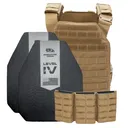 Predator Armor Level IV Loaded Bundle - Ceramic - Coyote - Body Armor Kit - Predator Armor