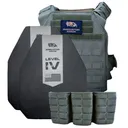 Predator Armor Level IV Loaded Bundle - Ceramic - Ranger Green - Body Armor Kit - Predator Armor