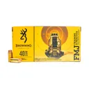 Browning 40 S&W Training & Practice B191800402 165 Grain FMJ 50rd Box - Browning