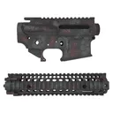 Daniel Defense DDM4 Striped Receiver Set with 9.55 RIS II Handguard, Red Crododile - Daniel Defense