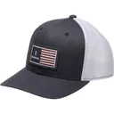 BROWNING CAP MUSTANG 110 MESH BACK REC FLAG PATCH NAVY - Browning
