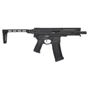 CMMG Dissent Mk4, 9mm, 6.5 Barrel, 2- 30rd Magazines, Black, Midwest Industries Brace, Pistol - CMMG