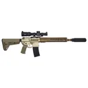 Blackout Dynamics Quantum DTL-X Helix, .223 Wylde, 13.9 P&W Barrel Clear/Burnt Bronze w/ Thunder Beast Spiro and Vortex Venom 1-6x24 LPVO - Blackout Dynamics