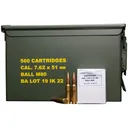 GO IGMAN 7.62X51 M80 560RD M2A1 2 CAN CRATE - Global Ordnance