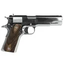 Tisas USA 1911 38 Super/9MM 5 Polished Chrome Dual Barrel Limited 2-Mag Pistol - Tisas