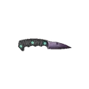 HALF FACE BLADES HUMINT COSMIC 3 BLADE, 8OA, CPM S45VN STEEL, MICARTA GRIP - Half Face Blades