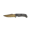 HALF FACE BLADES TOSAHWI GOLD TOPO 4 BLADE, 8.1OA, CPM S45VN STEEL, MICARTA GRIP - Half Face Blades