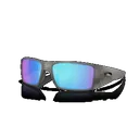 Oakley Heliostat, Prizm Sapphire Polarized Lenses, Matte Grey Smoke Frame, Sunglasses - Oakley