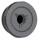 Jk Armament JK155LTEC22 LT Flash Reducer End Cap 22Cal Fits Aluminum Hard Anodized Black - Jk Armament