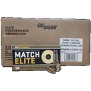 Sig Sauer Match Elite Competition 9mm, 147gr JHP, Subsonic Ammunition, 1000rd Case - Sig Sauer