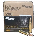 Sig Sauer Varmint & Predator .223rem, 40gr Nosler Varmageddon, 200rd Case - Sig Sauer