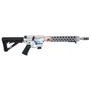 JP Enterprises JP-5 Roller Delayed Dual-Charge, 9mm, 14.5 P&W Barrel, 1- 10rd Magazine, Mercury/Blue, Rifle - JP Enterprises