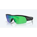 Costa Pilothouse, Green Mirror Lenses, Matte Black Frame, Sunglasses - Costa Del Mar