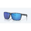 Costa Rincon XL, Blue Mirror Lenses, Deep Water Camo, Sunglasses - Costa Del Mar