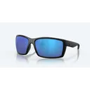 Costa Rincon L Blue Mirror Lenses Matte Smoke Crystal Frame Polarized Sunglasses - Costa Del Mar