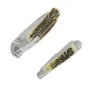 BEAR & SON 2 PIECE STAG DERLIN TIN SET - Bear and Son Cutlery