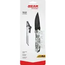 BEAR & SON FRAME LOCK FOLDER W WATERPROOF FIRESTARTER WHITE - Bear & Son Cutlery