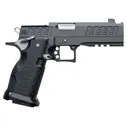 JACOB GREY HEX PRO, 4.6 CHUNK PORTED 9mm BARREL, BLACK DLC FINISH, OPTICS READY, PISTOL - Jacob Grey Firearms