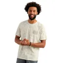 DRIFT PRINTED SS CREW SILVER BIRCH SIZE M - Huk Gear