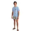 MARLIN CIRCLE SS POCKET TEE CERULEAN SIZE L - Marlin