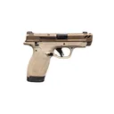 SMITH & WESSON PC BODYGUARD 2.0 CARRY COMP TWO TONE TAN 380ACP PISTOL 3.1 M.S 1-10RD, 1-12RD MAG - Smith and Wesson