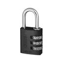ALUMCOMBO 145 145/30C ALUM BLK 3DIAL - Abus Usa