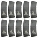 BHA Custom Lasered Don't Tread on Me 30rd AR-15 Magazine 10 PACK - Battlehawk Armory Custom Shop