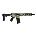 Shark Coast Tactical SCC07107ANOD-P Anime-15 5.56 NATO 30+1 10.50 Black Nitride Threaded Barrel, Aluminum Receiver w/Picatinny Rail, M-LOK Handguard, Polymer SB Tactical SBA3 Brace, Magpul MOE Grip, - Shark Coast Tactical