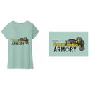 The District Tri-Blend BattleHawk Armory V Neck T-Shirt - Teal - Large - Battlehawk Armory