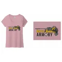 The District Tri-Blend BattleHawk Armory V Neck T-Shirt - Lavender - XS - Battlehawk Armory