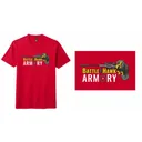 The District Tri-Blend BattleHawk Armory T-Shirt - Red - 4XL - Battlehawk Armory