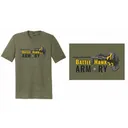 The District Tri-Blend BattleHawk Armory T-Shirt - Military Green Medium - Battlehawk Armory