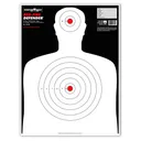 Thompson Targets Red-Fire Silhouette 19x25 Paper Targets 5 Pack - Thompson Target