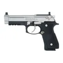 Langdon Tactical Tech 92E2CBRR Beretta 92 Elite  Full Size Frame 9mm Luger 18+1 4.70 Stainless Steel Barrel & Optic Ready/Serrated Slide. Black Cerakote Aluminum Frame w/Picatinny Rail. Textured Grip - LANGDON TACTICAL TECH