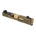 ZAFFIRI CU-G19G3-IBS-RMR-FDE-CP-GLD-BLNK SLIDE G19 - Zaffiri Precision