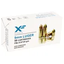 ATS X-FORCE SUMBRO 9mm 124gr Brass Pistol Ammunition 50rd Box - Ats Ammunition