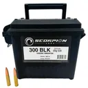 Scorpion 300 Blk 220gr SUBSONIC Ammunition 200 rd Can - Scorpion Ammo