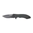 RUKO RUK0182SBBK  440C 3-1/4SERRATED FOLDING BBPS - Ruko