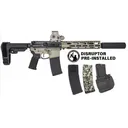 VKTR VK-1P, 5.56mm, 10.5 CHF Barrel, Grey & FDE Mashup w/ Disruptor Forced Reset Trigger Installed, 3x 30rd, 1x 60rd Magazines, Pistol Duty Kit w/ Fireteam556 Suppressor & Eotech Sight - Vktr Industries