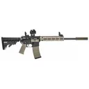 Tippmann Arms M4-22 PRO TS20, .22 LR, 16 Barrel, 25rd, Red Dot, FDE, Rifle w/ B&T Tiger Suppressor - Tippmann