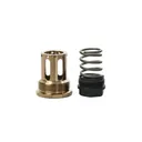 Jk Armament  HUB Piston Mount 9mm Fits 1/2x28 Aluminum/Stainless Steel Raw - JK Armament