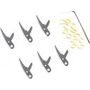 SWHACKER REPLACEMENT BLADES LEVI MORGAN 2-BLD 100GR CURVED - Swhacker